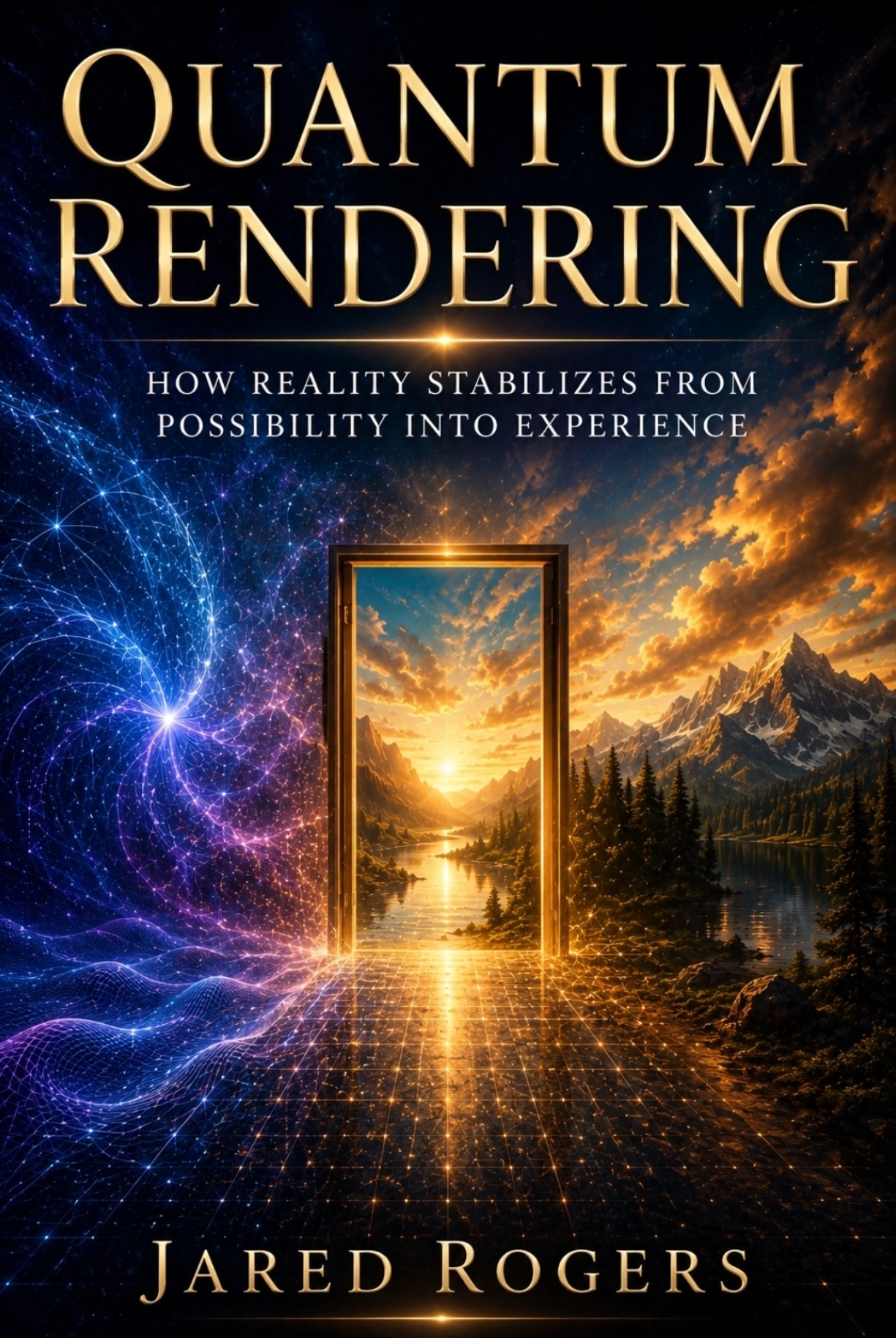 Quantum Rendering book cover by Jared Rogers